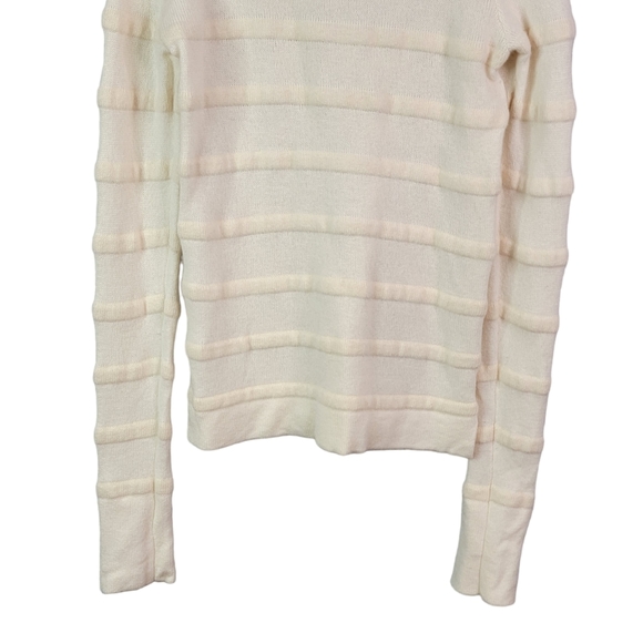 Lacoste Cashmere Wool Blend Turtle Neck 3D Long Sleeve Sweater With Thumb Holes - Picture 12 of 15